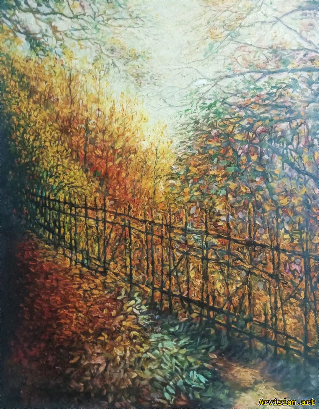 王琳油画绚烂的季节